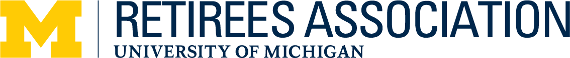 Horizontal logo of the U-M Retirees Association