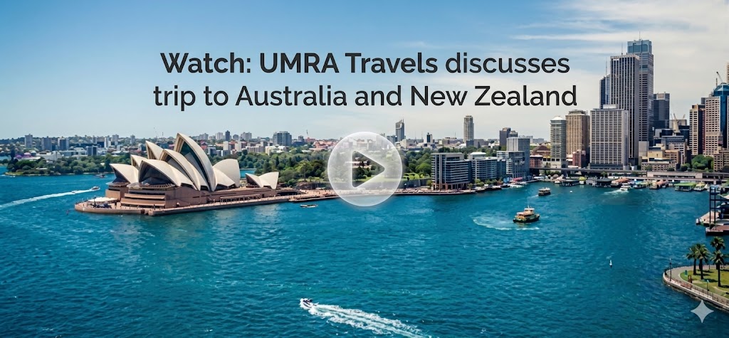 Image to watch video presentation of trip to Australia and New Zealand by the UMRA Travel Discussion interest group.